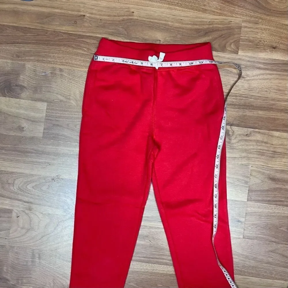 The Children's Place Fleece Jogger Pants Red Medium (7/8) NWT
